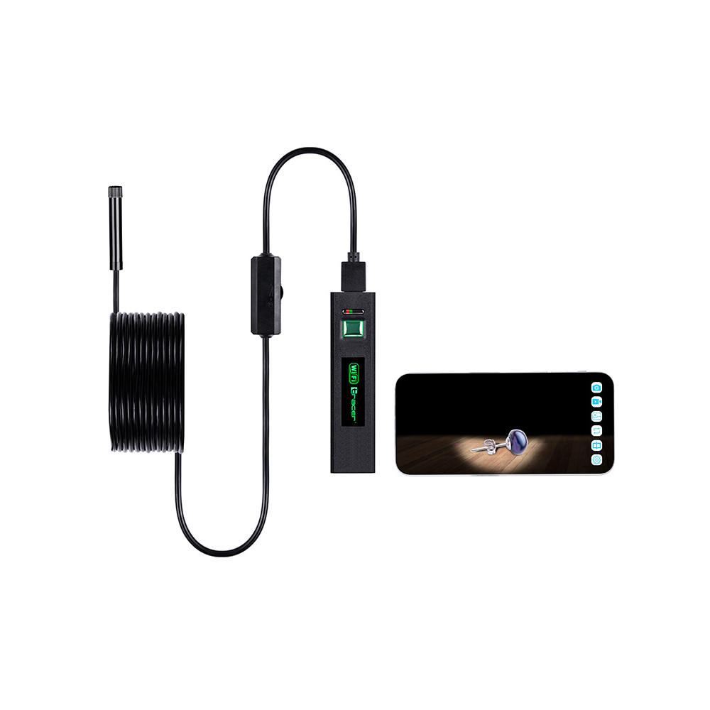 Endoskopisk kamera Tracer HardWire 5M 8MM LED WiFi