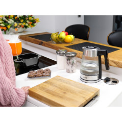 Vattenkokare med temperaturreglering LAFE Crystal Glass