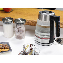 Vattenkokare med temperaturreglering LAFE Crystal Glass