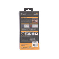 Mus A4TECH V-TRACK N-500F-1 Blankgrå USB