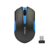 Mus A4TECH V-TRACK G3-200N-1 Svart+Blå Trådlös