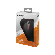 Mus A4TECH V-TRACK G3-200N-1 Svart+Röd TRÅDLÖS