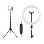 Ringlampa TRACER RING 30 cm med stativ 210 cm