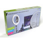 Ringlampa TRACER RING 30 cm med stativ 210 cm
