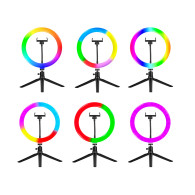 Ringlampa TRACER RGB RING 26 cm med stativ
