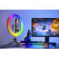 Ringlampa TRACER RGB RING 26 cm med stativ