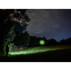 Ficklampa TRACER strålkastare 3600mAh Grön med powerbank