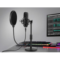 Set med Mikrofon TRACER Premium Pro USB