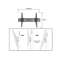 LED\LCD TRACER Wall 660 (32'-60') monteringsfäste
