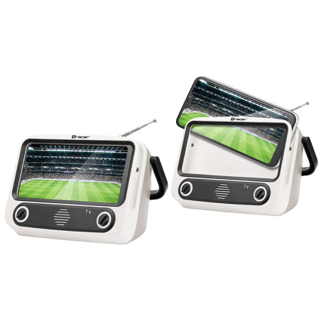 Telefonställ med BT-högtalare TRACER TV79 - FM, USB, Powerbank