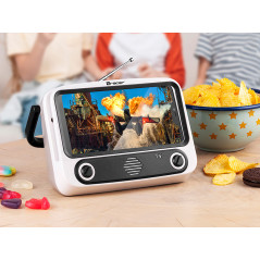 Telefonställ med BT-högtalare TRACER TV79 - FM, USB, Powerbank