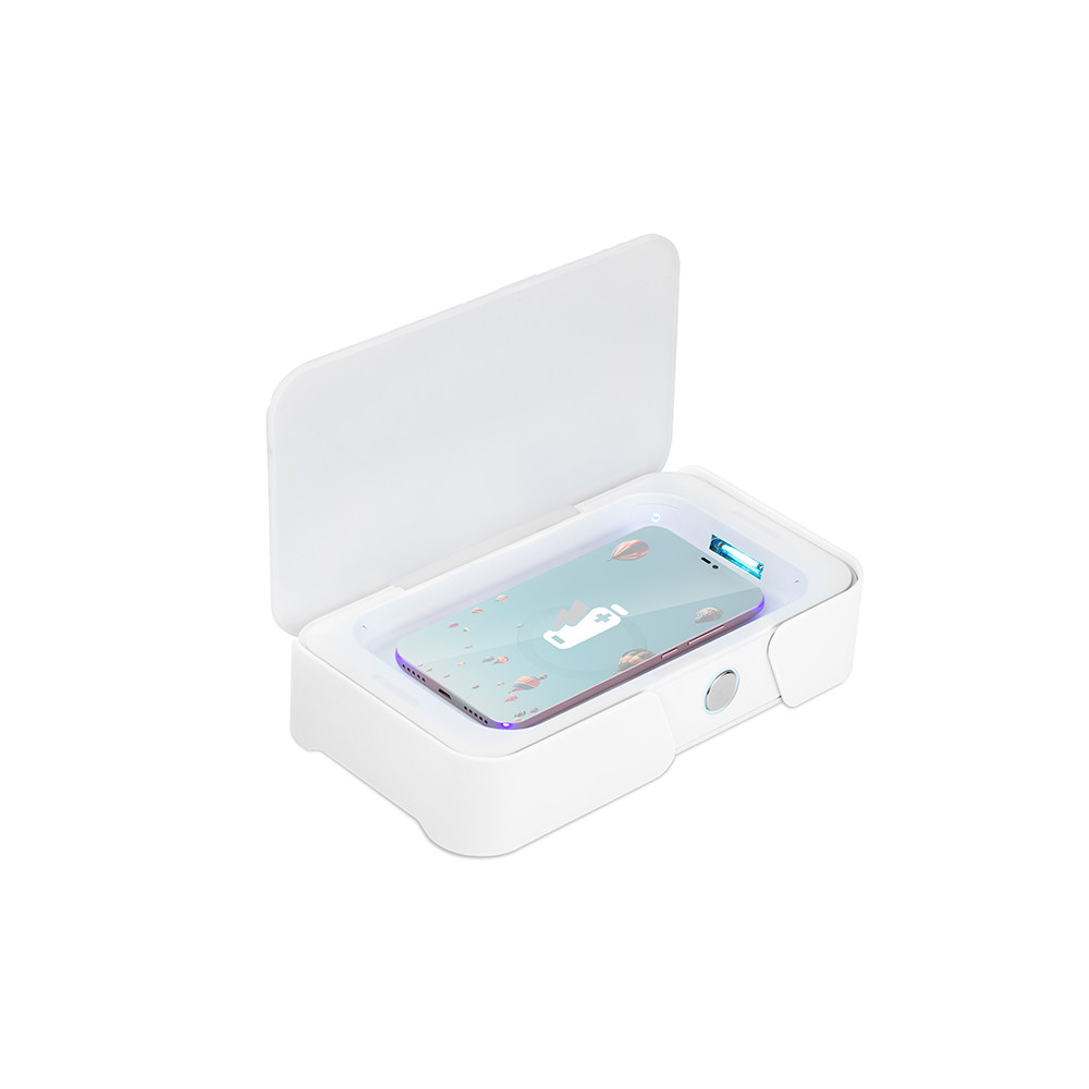 Multifunktionell UV-steriliseringsenhet med trådlös laddning för smartphones S-004W