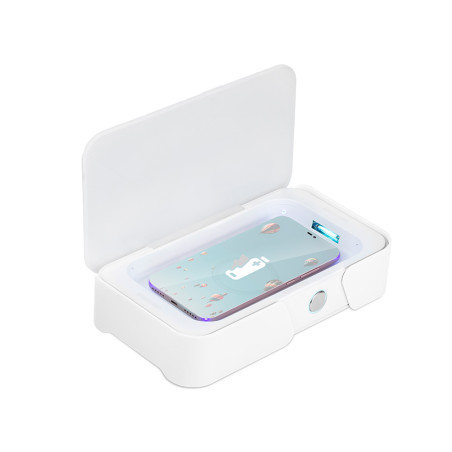 Multifunktionell UV-steriliseringsenhet med trådlös laddning för smartphones S-004W