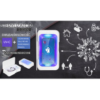 Multifunktionell UV-steriliseringsenhet med trådlös laddning för smartphones S-004W