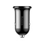 BASEUS Billaddare Baseus Grain Pro 2x USB 4.8A (CCALLP-01) svart