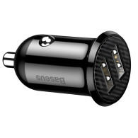 BASEUS Billaddare Baseus Grain Pro 2x USB 4.8A (CCALLP-01) svart