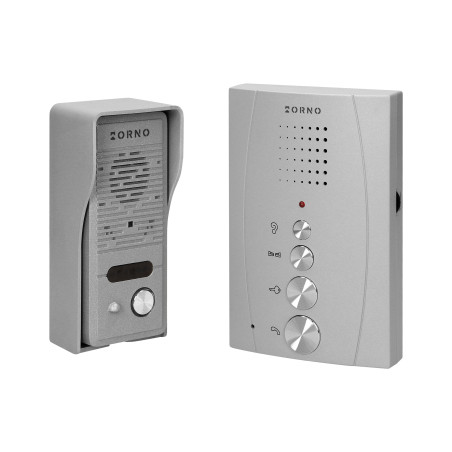 Enfamiljshem intercom set, hands-free, grå, ELUVIO