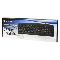 84-208- Ukrainsk rysk tangentbord blow kp-104 usb pl kyrilliska