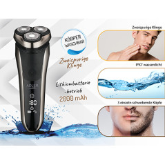 AD 2933 Elektrisk rakapparat med 3 huvuden och LCD