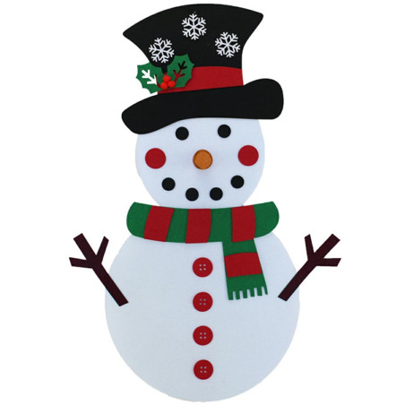 AG712C Filtpyssel snögubbe