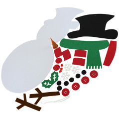 AG712C Filtpyssel snögubbe