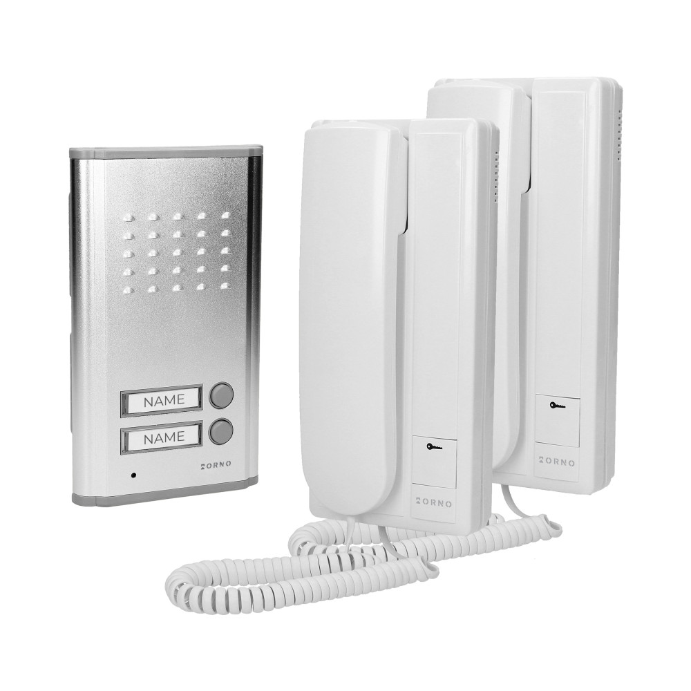 Intercom set för 2 familjer, infällt, FOSSA MULTI Intercom set för 2 familjer, infällt, FOSSA MULTI