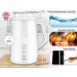 AD 1345 vit Metallvattenkokare med temperaturreglering 1,7l strix