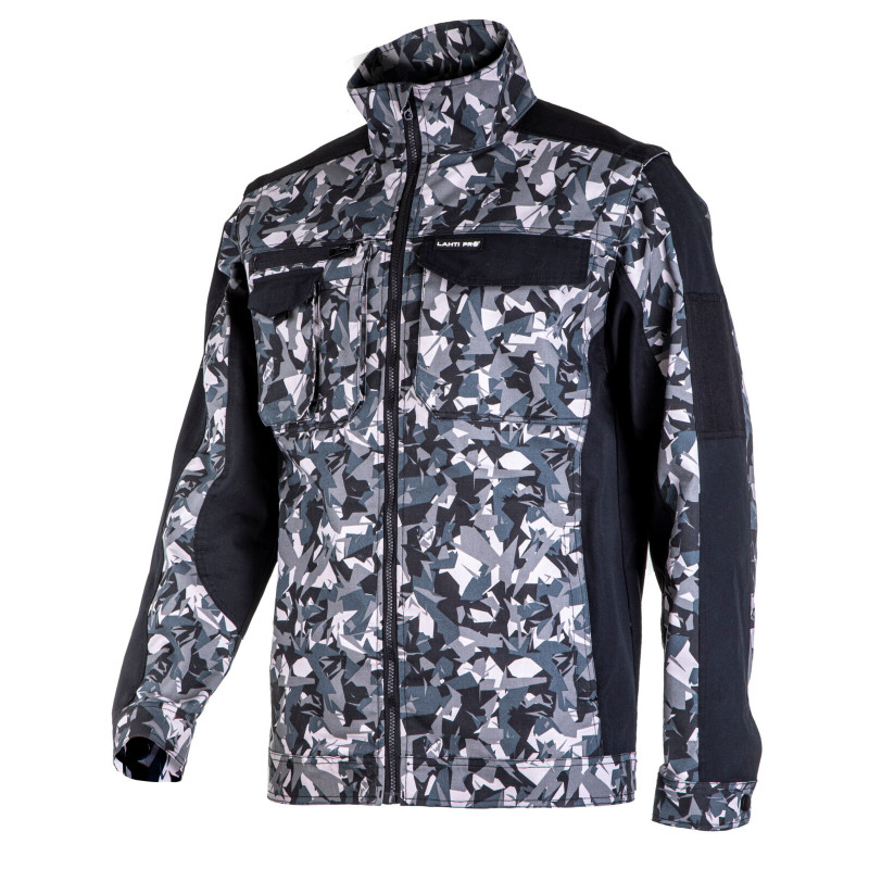 Tröja med avtagbara ärmar i gråsvart, 'l', ce, lahti