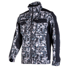 Tröja med avtagbara ärmar i gråsvart, '2xl', ce, lahti