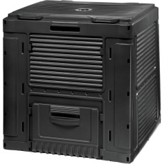 Kompostbehållare med stativ Keter E-composter 470L svart | HandlaSmidigt.se