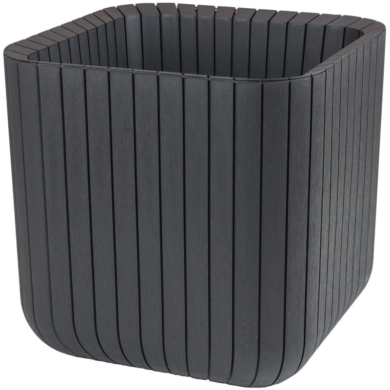 Kruka Keter Cube Wood Planter M antracit