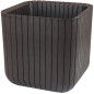 Kruka Keter Cube Wood Planter M brun