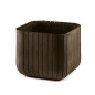 Kruka Keter Cube Wood Planter M brun