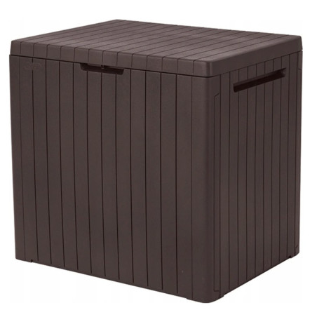 Trädgårdsbox Keter City Storage Box 113L brun