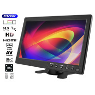 Skärm led 10 tum hd med hdmi vga usb av 12v