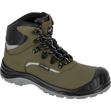 Nubuckstövlar grön-svart, s3 skydd, '47', CE, Lahti