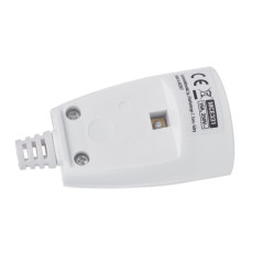 Utomhusuttag 230V med jordkabel Maclean, typ E (fransk), 16A, 250V vit, MCE331 | HandlaSmidigt.se