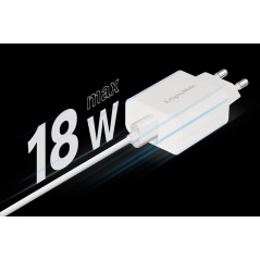 Nätadapter från Kruger&Matz med Quick Charge-funktion.