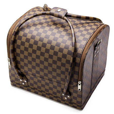 CA18F Sminkväska brun