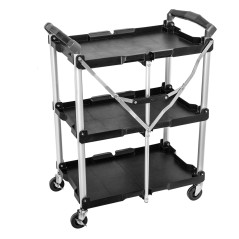 Hopfällbar vagn 75 kg med organisatör | HandlaSmidigt.se