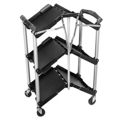 Hopfällbar vagn 75 kg med organisatör | HandlaSmidigt.se