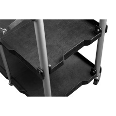 Hopfällbar vagn 75 kg med organisatör | HandlaSmidigt.se