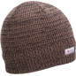 En akrylmössa med Thinsulate-foder i brun melange, Lahti.