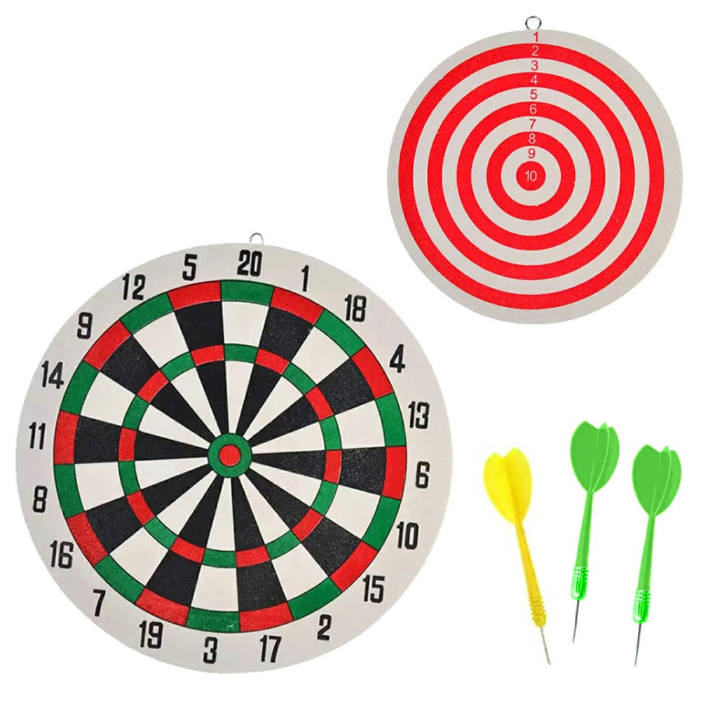 AG144E Dartskiva med dubbla sidor 30 cm AG144E Dartskiva med dubbla sidor 30 cm