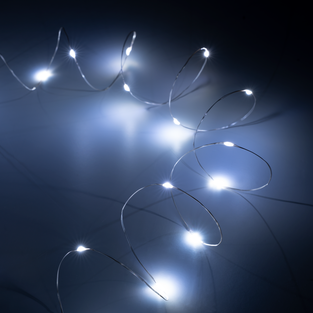 Julbelysning - 20 miniled - kallt vitt Julbelysning - 20 miniled - kallt vitt