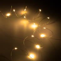 Julbelysning - 50 miniled - varmvita