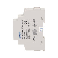 Enfasig elförbrukningsmätare, 80A, RS-485-port, 1 modul, DIN TH-35mm