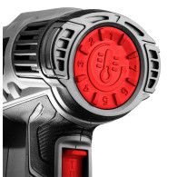Opalarka 2000W, zakres temperatur:I: 50?C, II: 50-550?C, III: 50-550?C,walizka