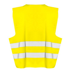 Väst med varsel, gul, storlek XL