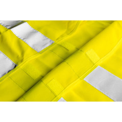 Väst med varsel, gul, storlek XL